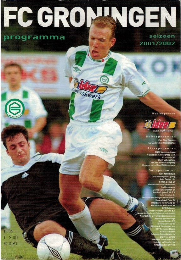 AZ Programma 27-nov-2001 Groningen uit